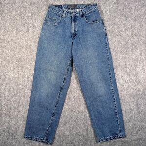 VTG Levis Silvertab Baggy Fit Jeans Mens 32x32 Measures 31x31 Blue Y2K USA Made